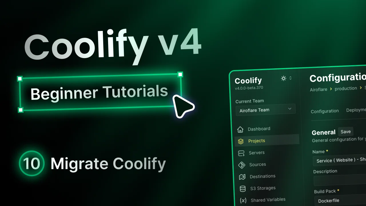 Migrate Coolify to a new server