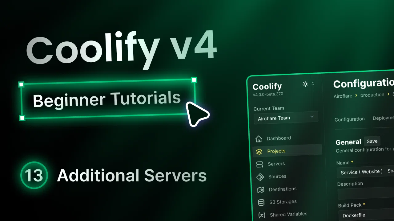 Connect additional servers to Coolify (Self-Hosted & Cloud)