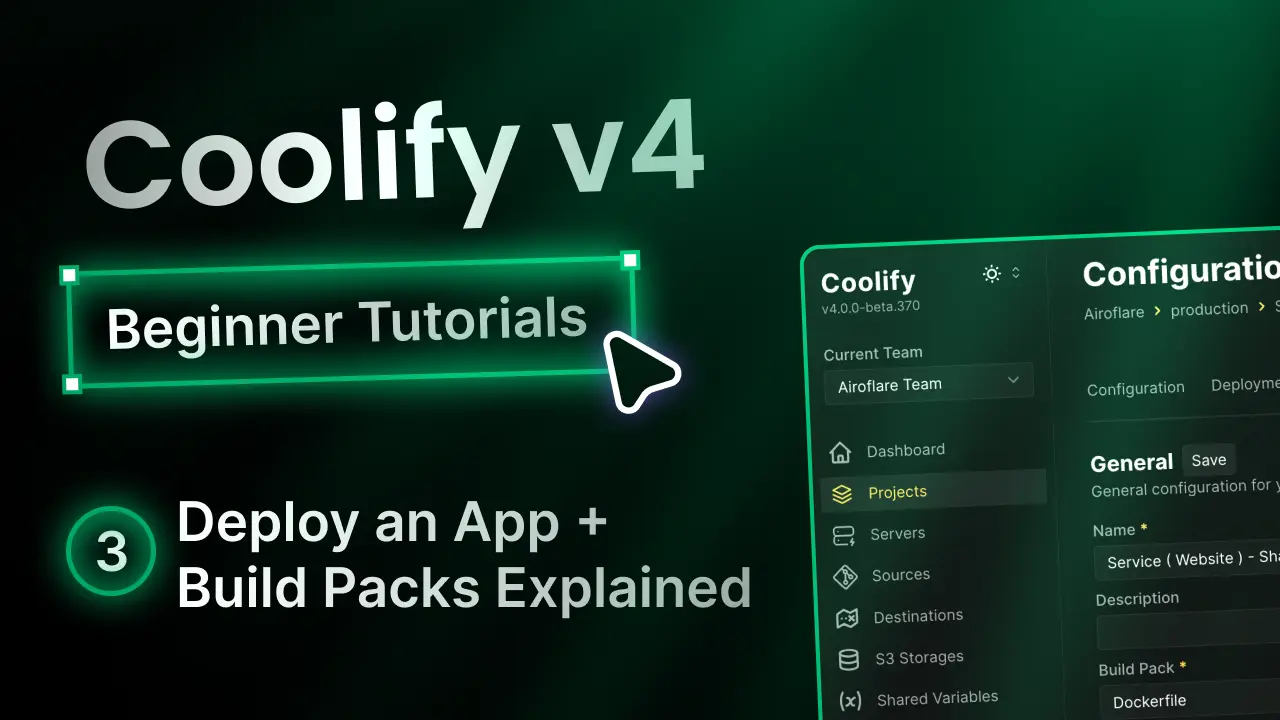 Deploy Apps & Websites with Coolify